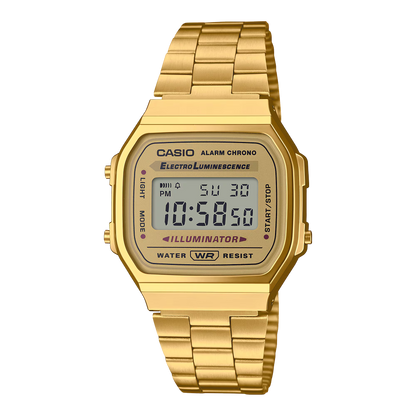 Casio A168WG-9W 36.3mm